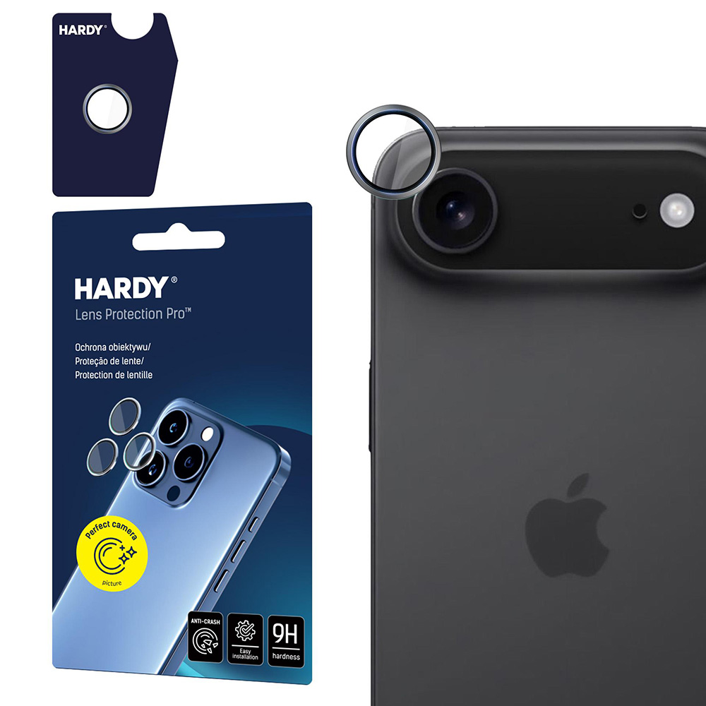 Калъф за iPhone 17 Air - 3mk Hardy Lens Protection Pro - Титаниев Сив