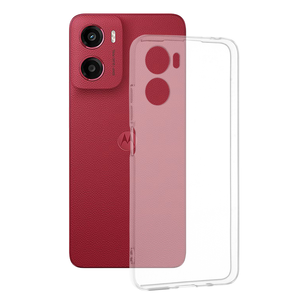 Калъф за Motorola Moto Moto G05 / E15 - Techsuit Прозрачен Silicone - Прозрачен