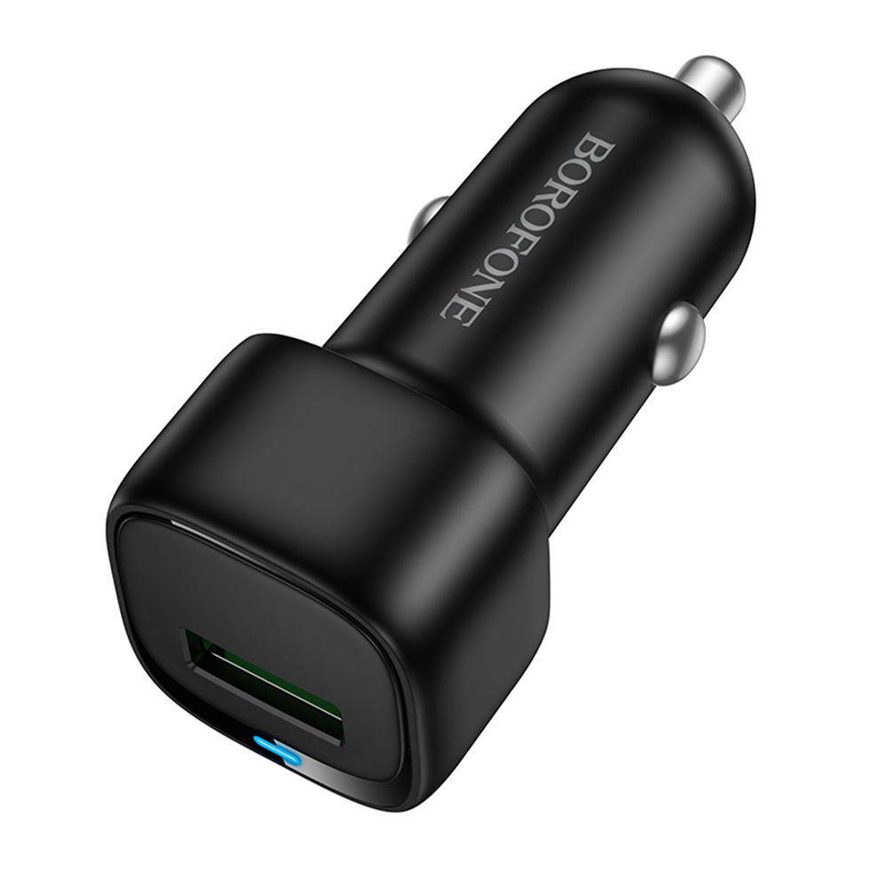 Зарядно за кола, USB, 18W - Borofone Cloud (BZ34) - черно