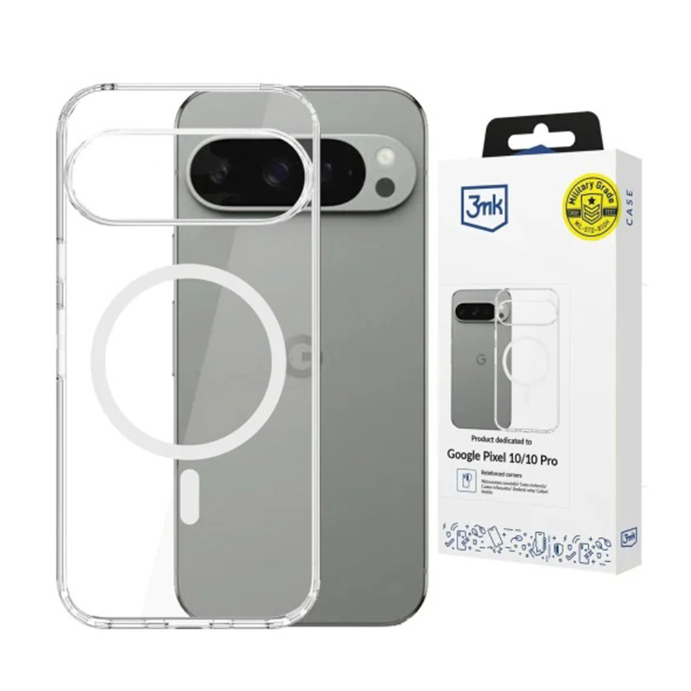Калъф за Google Pixel 10 / 10 Pro - 3mk Armor MagCase - Прозрачен