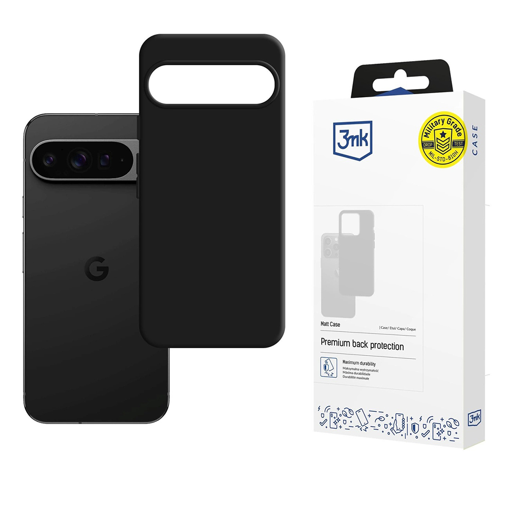 Калъф за Google Pixel 10 Pro XL - 3mk Matt Case - Черен