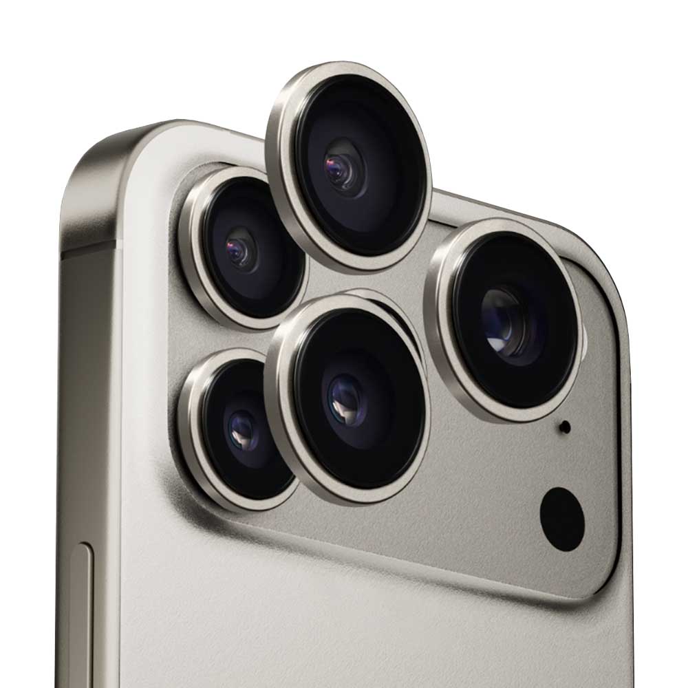 Калъф за iPhone 17 Pro / iPhone 17 Pro Max - ANANK AR Lens Guard - Титаниев Сив