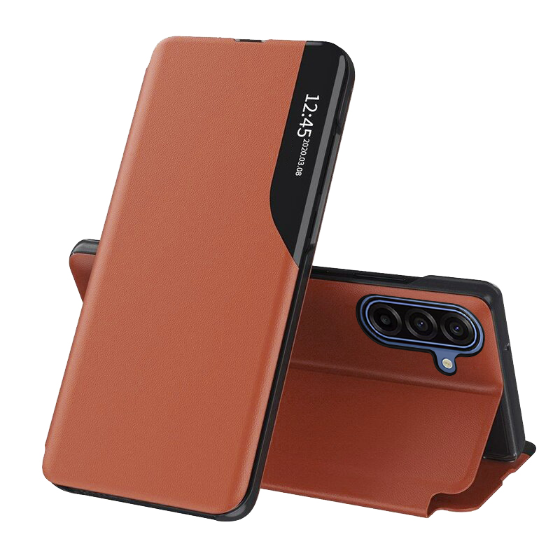 Калъф за Samsung Galaxy A17 5G / A17 4G / M17 / F17 - Techsuit eFold Series - Оранжев