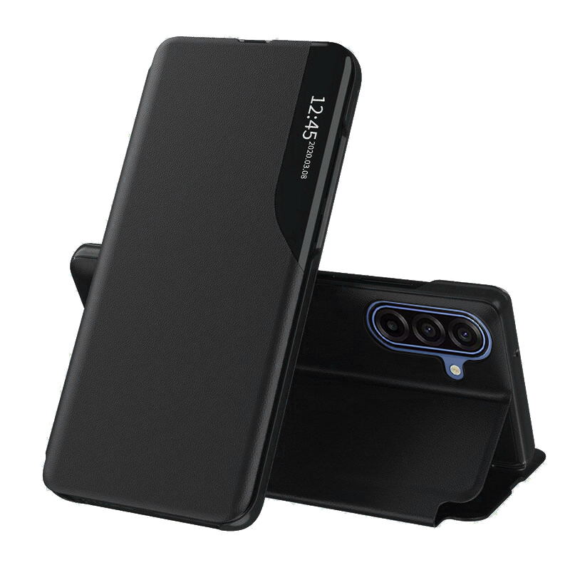 Калъф за Samsung Galaxy A17 5G / A17 4G / M17 / F17 - Techsuit eFold Series - Черен
