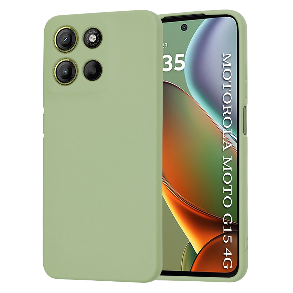 Калъф за Motorola Moto Moto G15 / G15 Power / G17 / G17 Power - Techsuit SoftFlex - Matcha