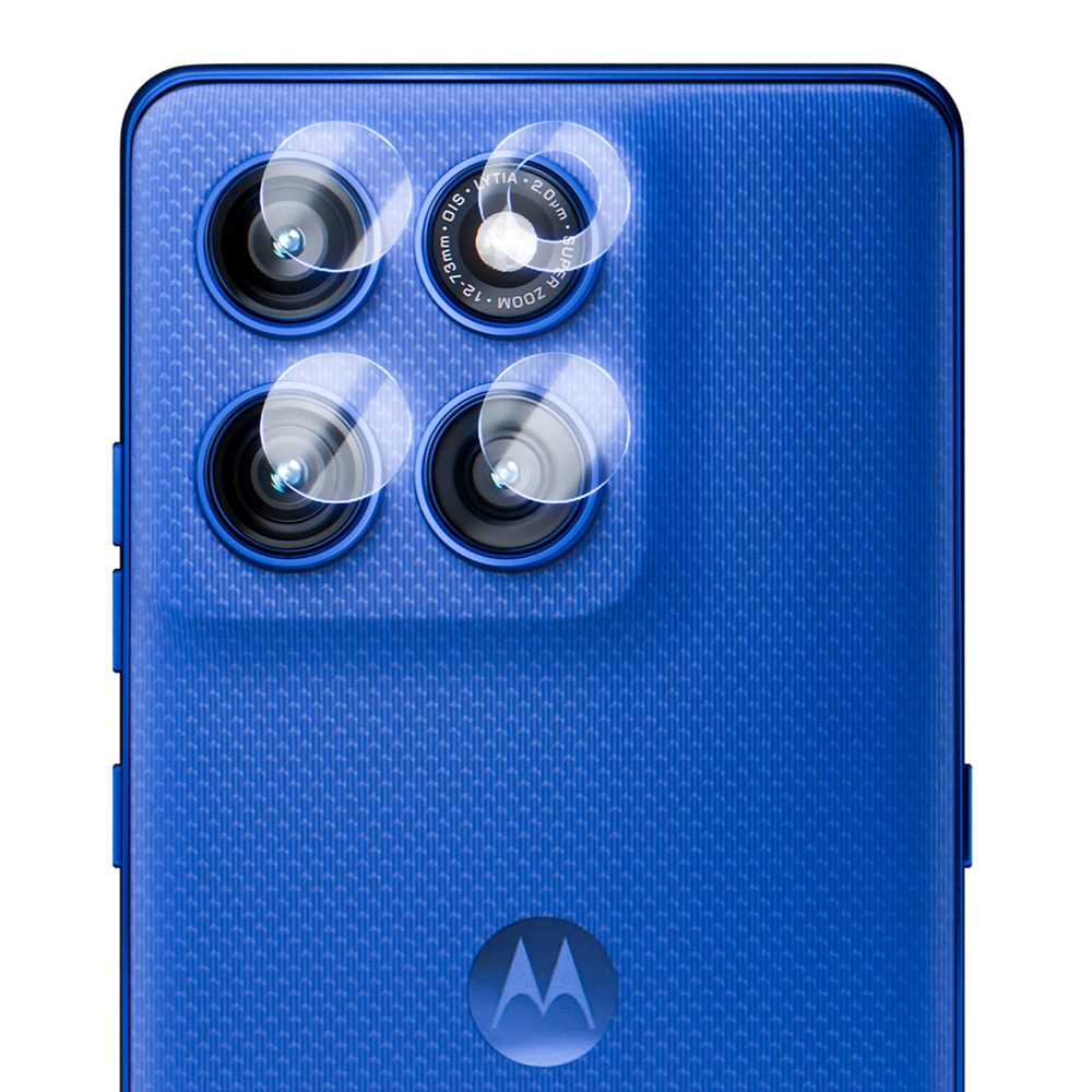 Капак за Motorola Edge 60 Pro (комплект от 4 броя) - 3mk защита на обектива - Прозрачен