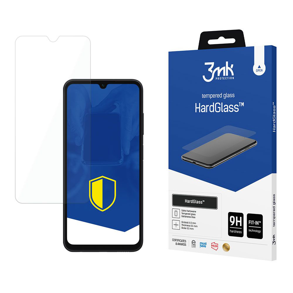 Капак за Samsung Galaxy A05s - 3mk HardGlass Screen Protector - Прозрачен