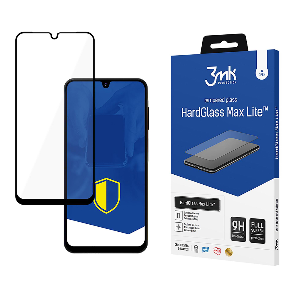 Калъф за Samsung Galaxy A16 4G / A16 5G / A26 / A17 4G / A17 5G - 3mk HardGlass Max Lite Tempered Screen Protector - Черен