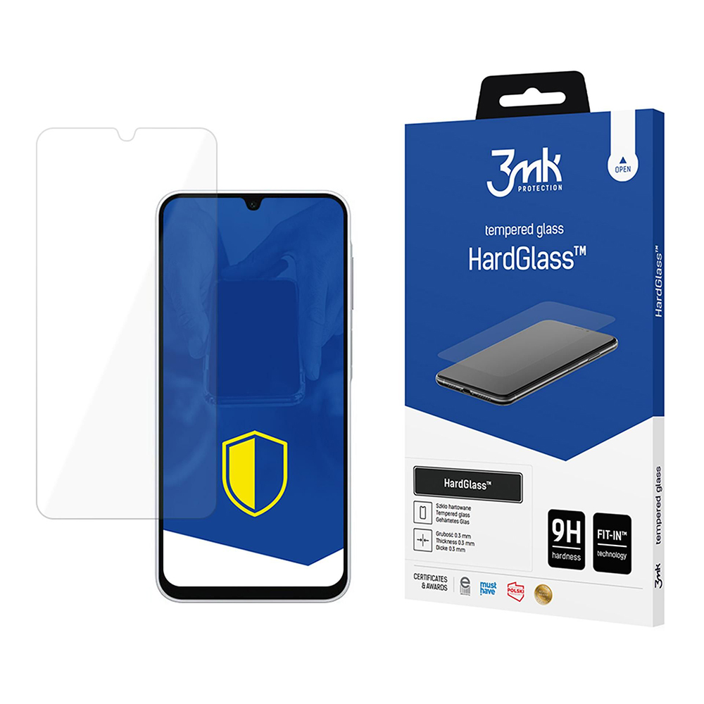 Капак за Samsung Galaxy A26 5G - 3mk HardGlass Tempered Tempered Screen Protector - Прозрачен