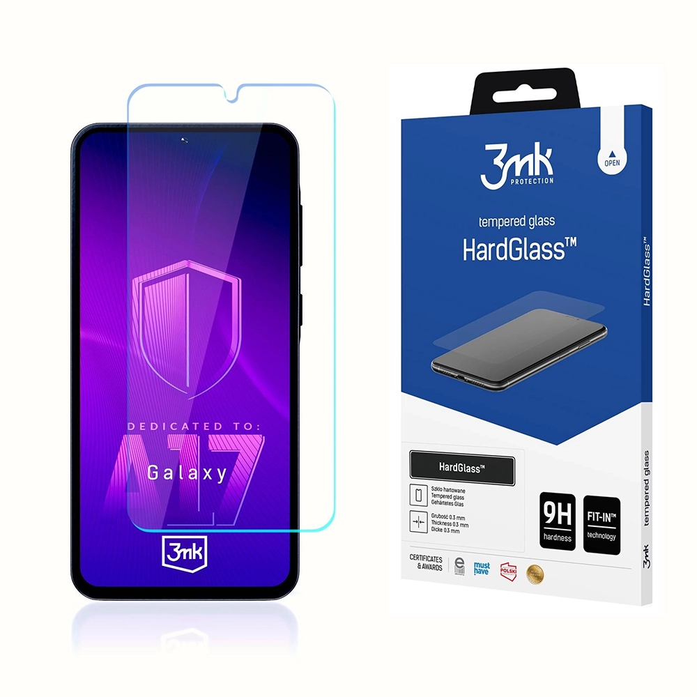 Капак за Samsung Galaxy Galaxy A16 4G / A16 5G / A17 4G / A17 5G- 3mk HardGlass Tempered Screen Protector - Прозрачен