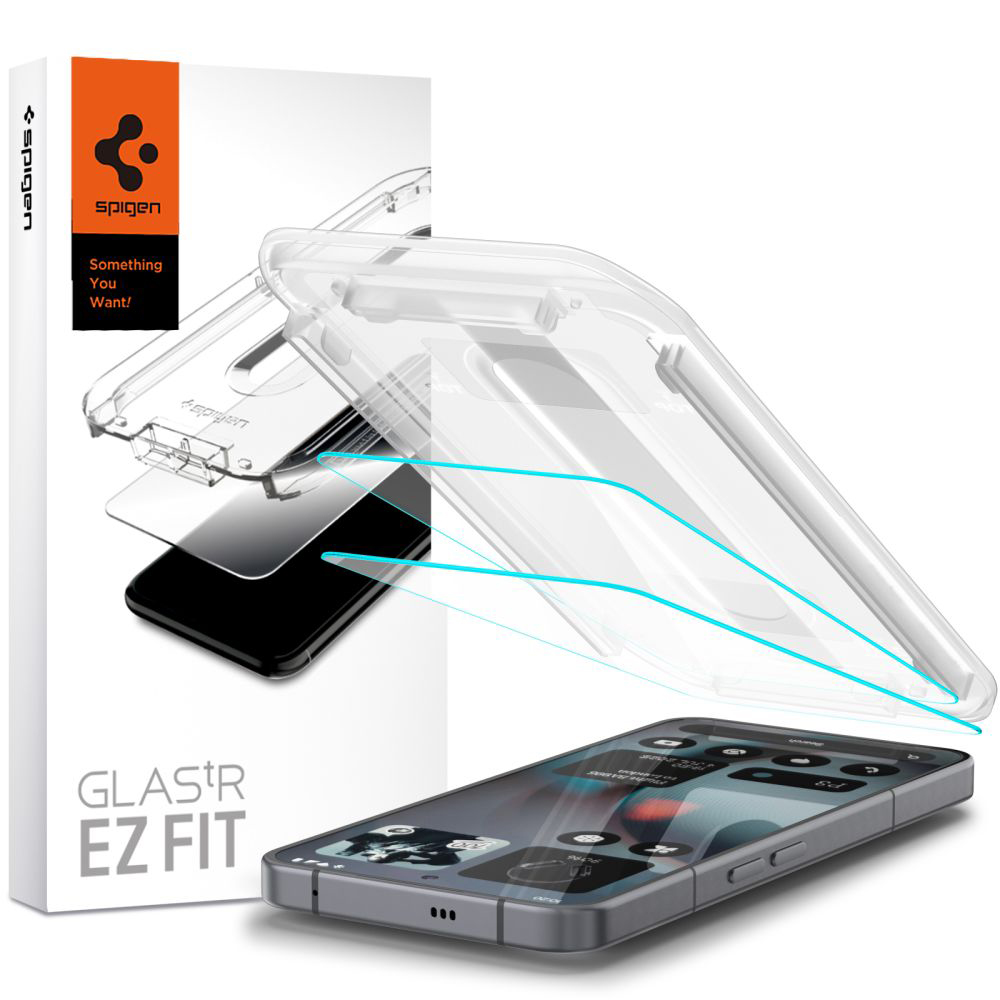 Nothing Phone (3) (комплект 2) - Spigen Glas.tR EZ FIT (AGL10165) - Прозрачен