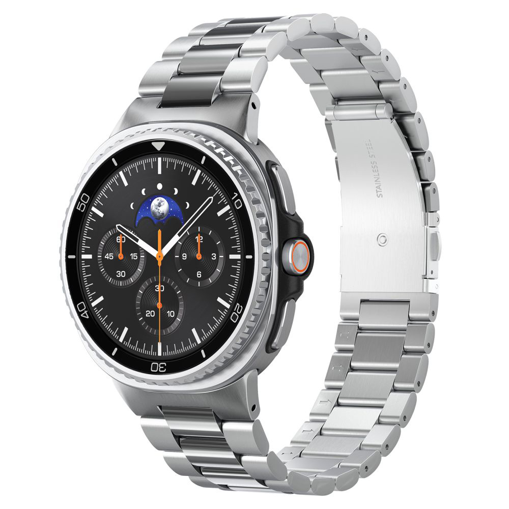 Каишка за Samsung Galaxy Watch8 40mm / Watch8 44mm / Watch8 Classic - Spigen Modern Fit (AMP10120) - Сребрист