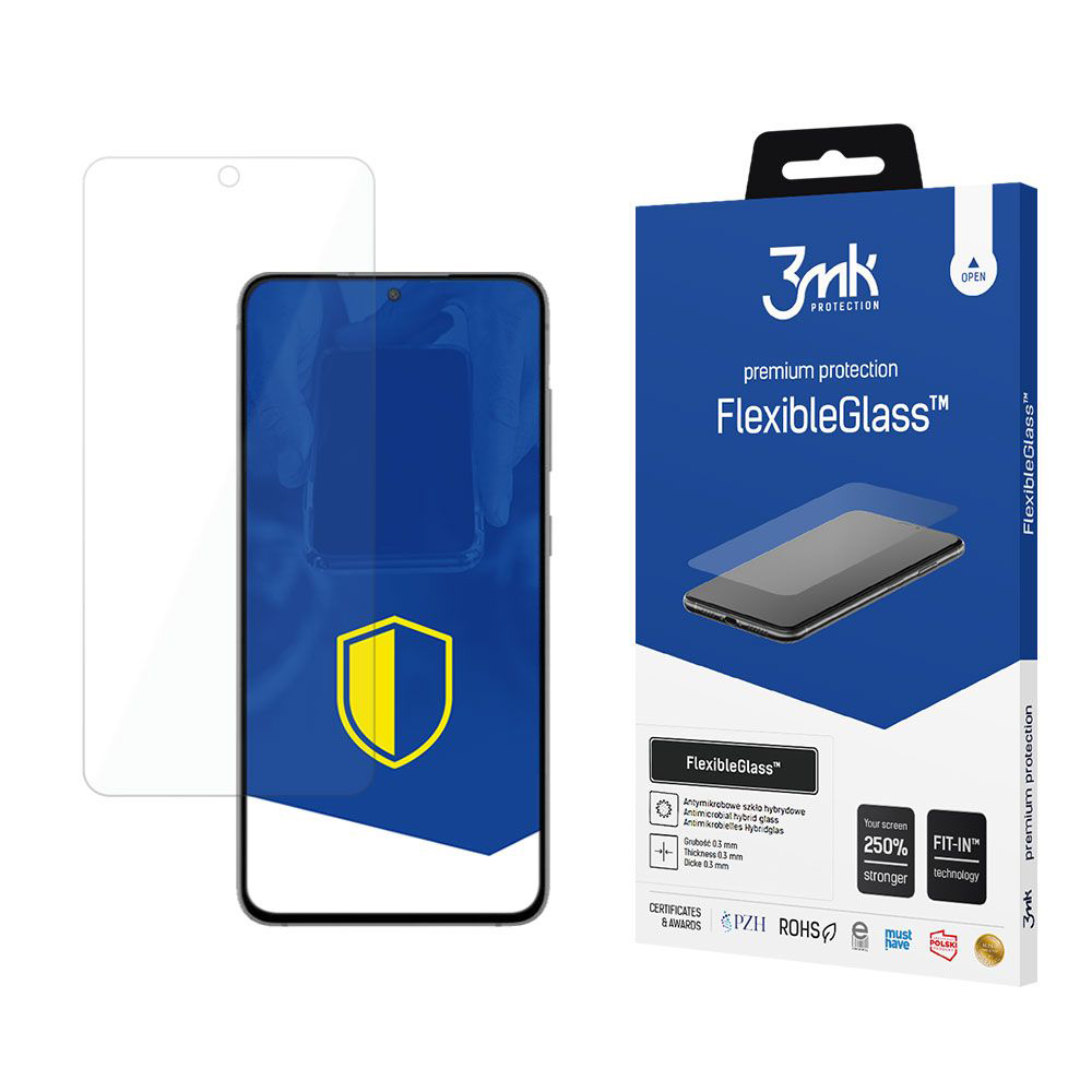 Капак за Samsung Galaxy S21 FE 5G - 3mk FlexibleGlass - Прозрачен