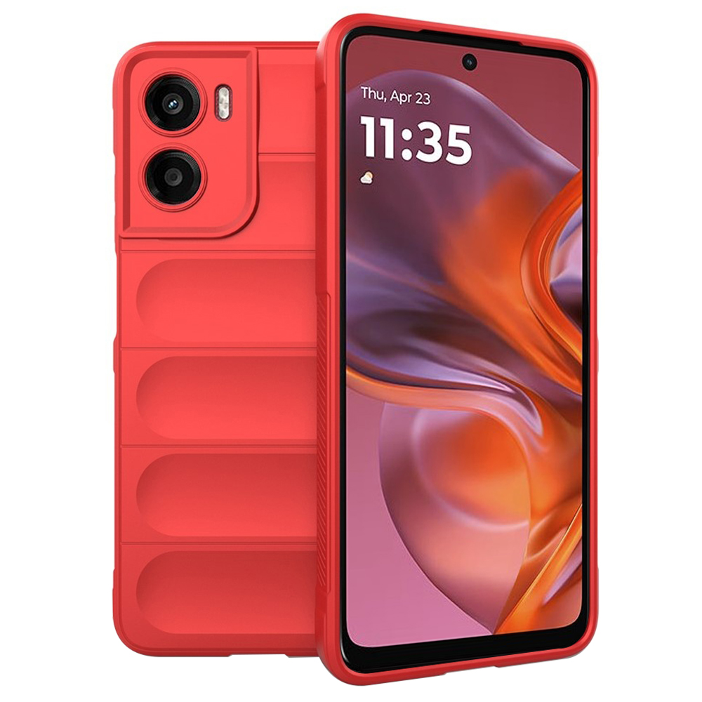 Калъф за Motorola Moto G05 / E15 - Techsuit Magic Shield - Червен