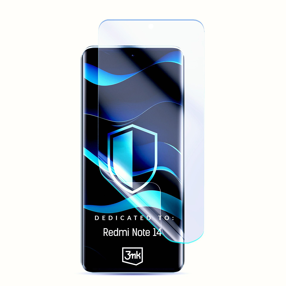 Капак за Xiaomi Redmi Note 14 4G (Стандартен) - 3mk FlexibleGlass - Прозрачен