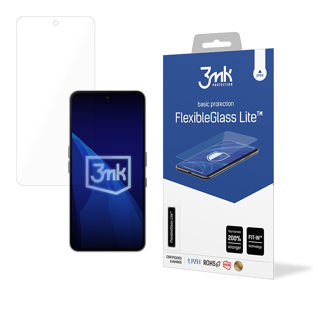 Нищо Телефон (3a) / (3a) Pro - 3mk FlexibleGlass Lite - Прозрачен