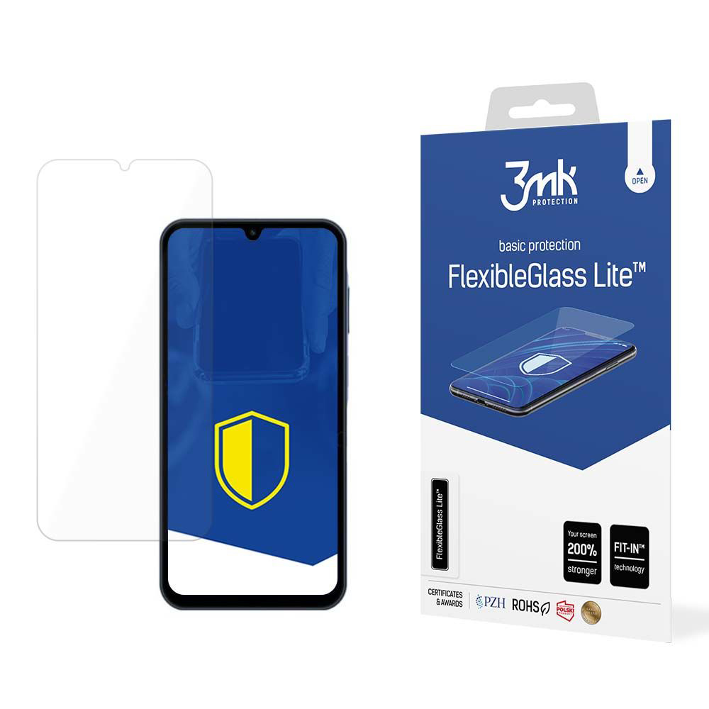 Капак за Samsung Galaxy A15 5G - 3mk FlexibleGlass Lite - Прозрачен