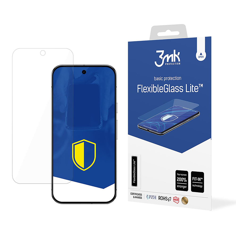 Капак за Google Pixel 9 Pro XL - 3mk FlexibleGlass Lite - Прозрачен