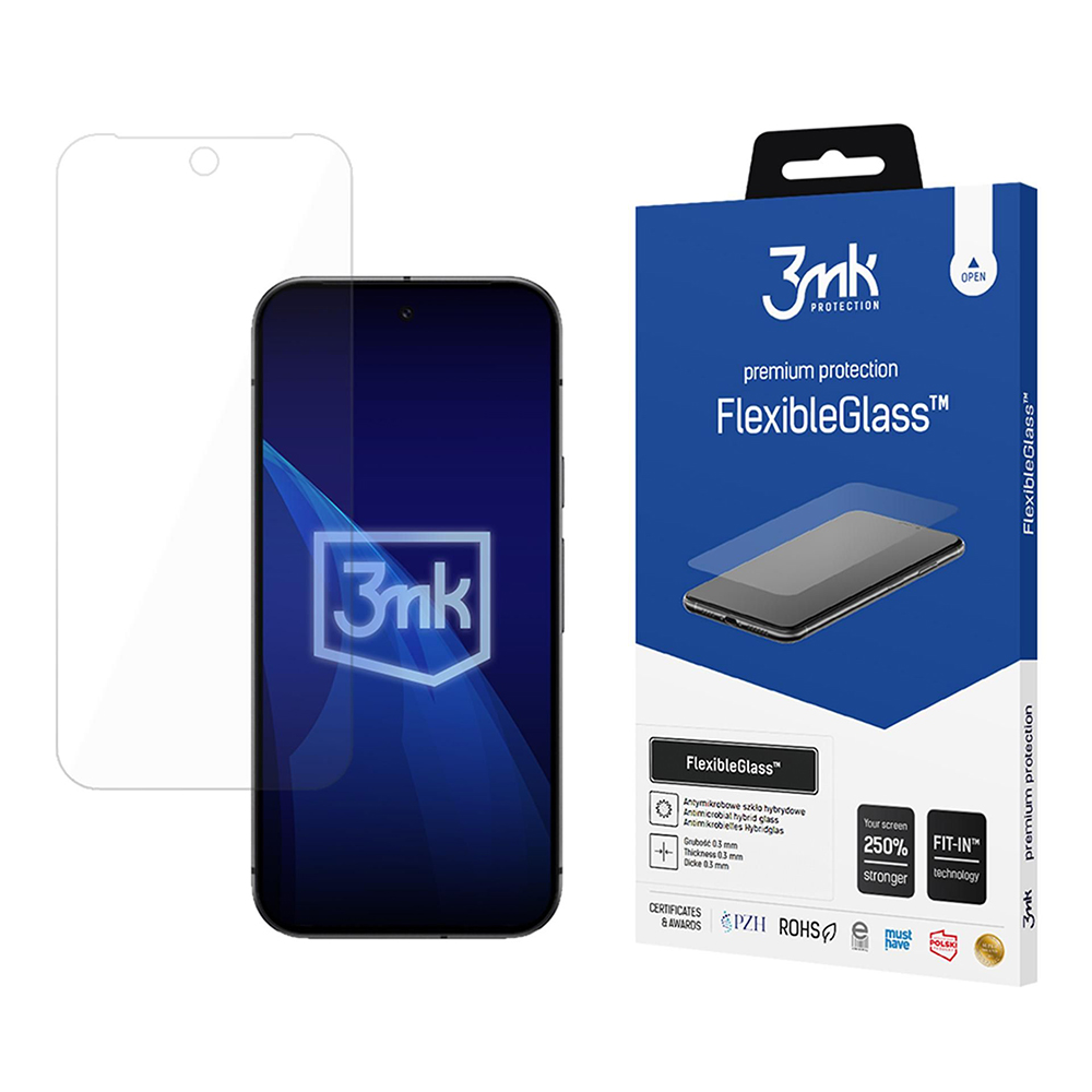Капак за Google Pixel 9a - 3mk FlexibleGlass - Прозрачен