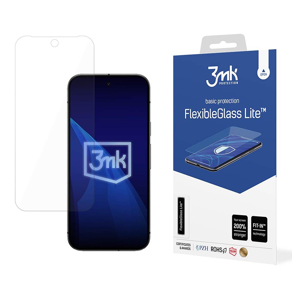 Капак за Google Pixel 9a - 3mk FlexibleGlass Lite - Прозрачен
