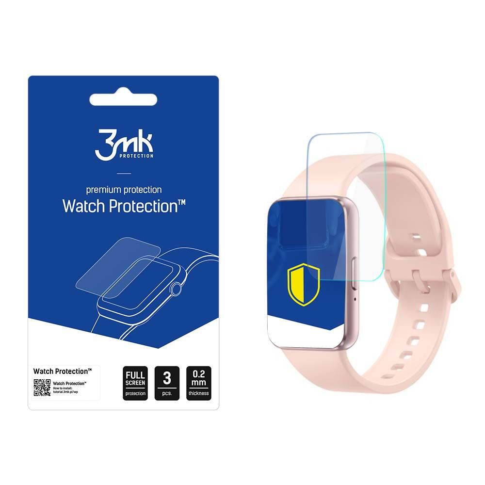 Капак за Samsung Galaxy Fit3 (комплект от 3) - 3mk Watch Protection ARC - Прозрачен
