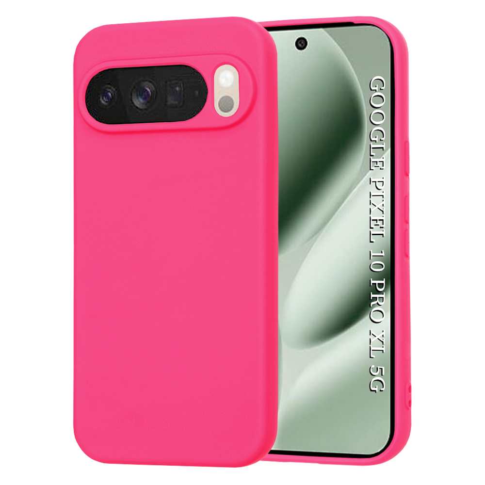 Калъф за Google Pixel 10 Pro XL - Techsuit SoftFlex - Hot Розов