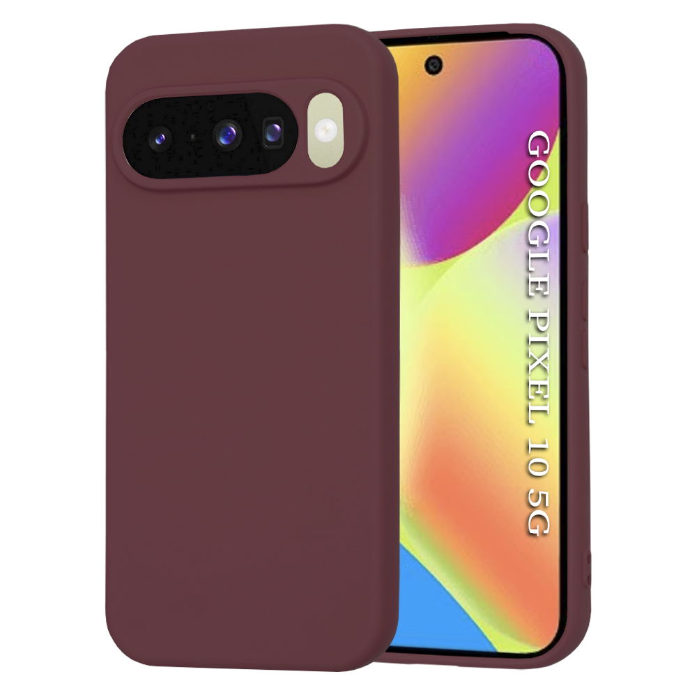 Калъф за Google Pixel 10 / 10 Pro - Techsuit SoftFlex - Plum Червен