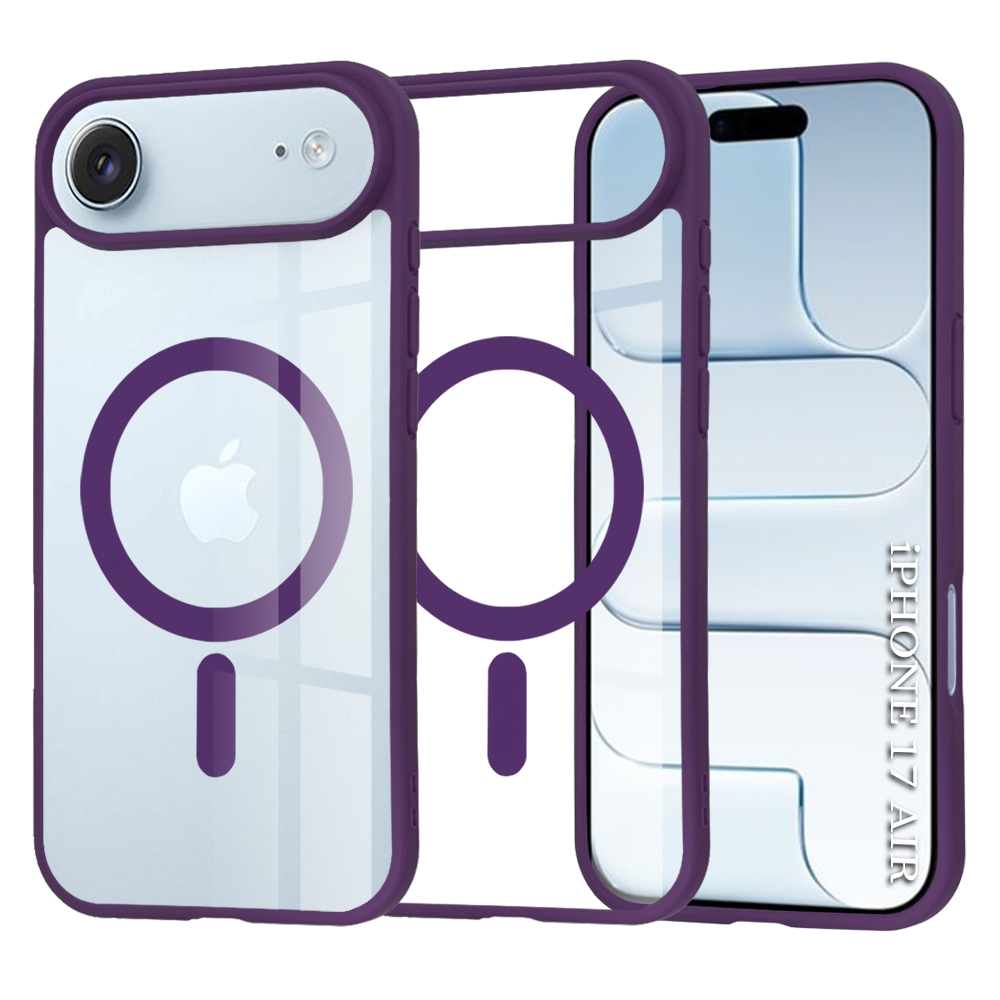 Калъф за iPhone 17 Air - Techsuit MagSafe Pro - Лилав