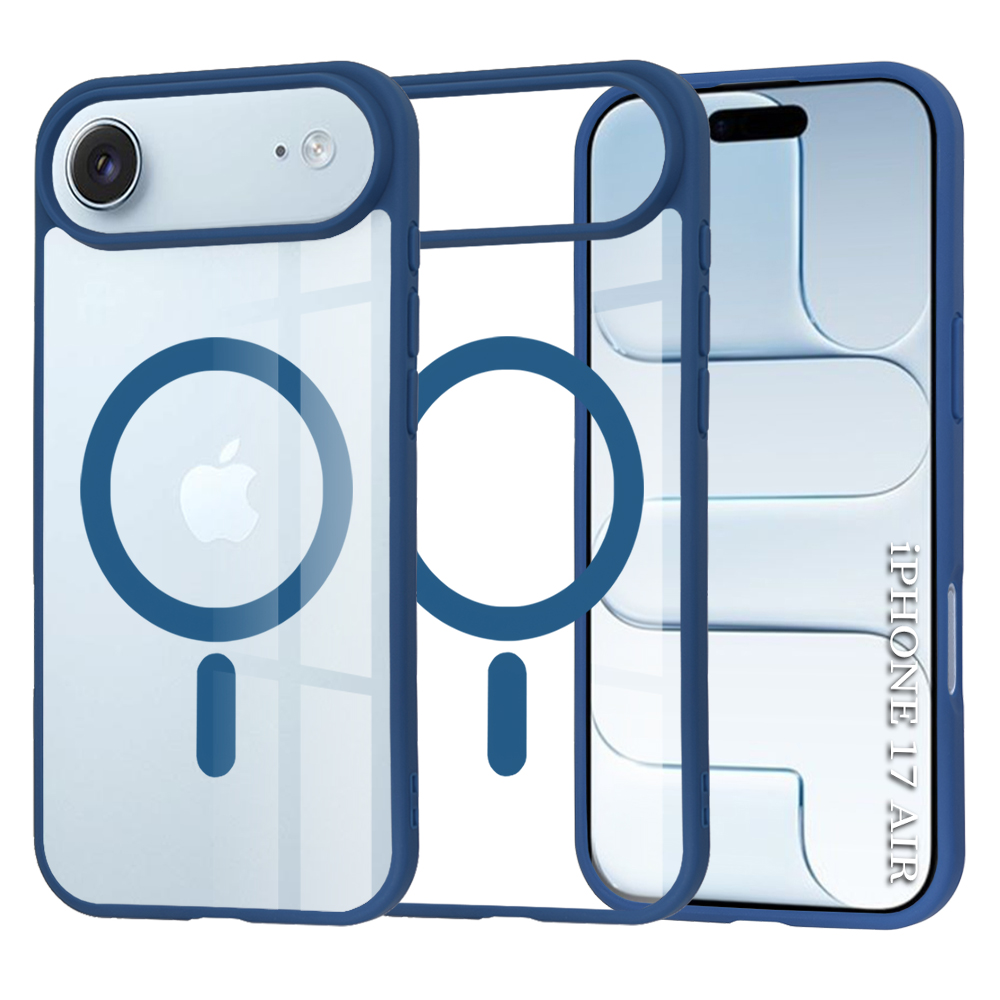 Калъф за iPhone 17 Air - Techsuit MagSafe Pro - Син