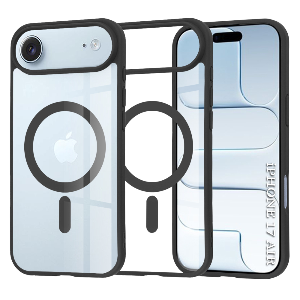 Калъф за iPhone 17 Air - Techsuit MagSafe Pro - Черен