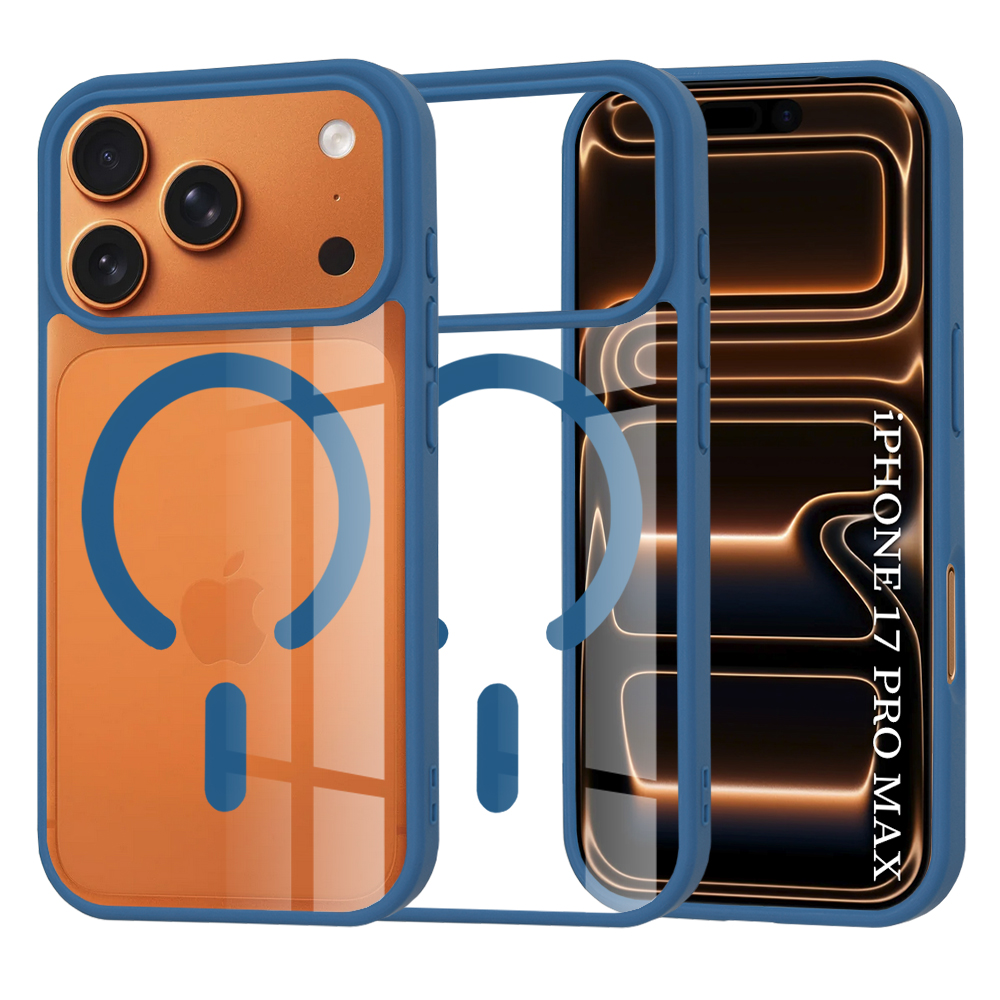 Калъф за iPhone 17 Pro Max - Techsuit MagSafe Pro - Син