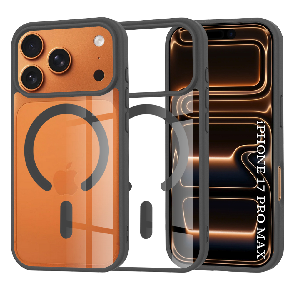 Калъф за iPhone 17 Pro Max - Techsuit MagSafe Pro - Черен