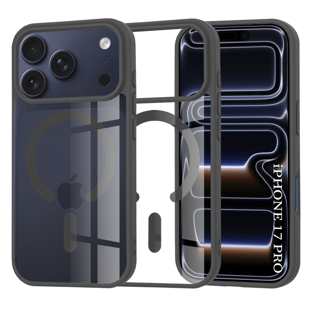 Калъф за iPhone 17 Pro - Techsuit MagSafe Pro - Черен