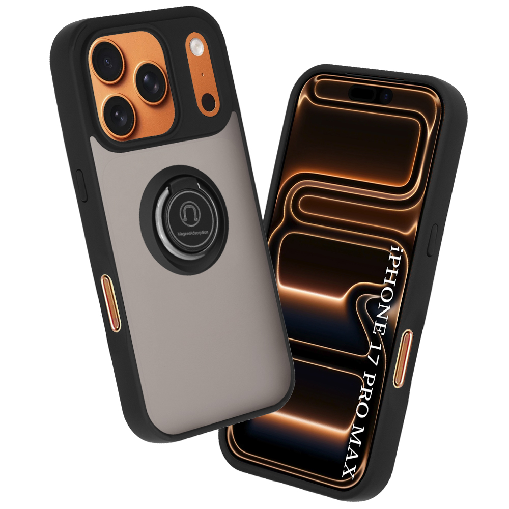 Калъф за iPhone 17 Pro Max - Techsuit Glinth - Черен