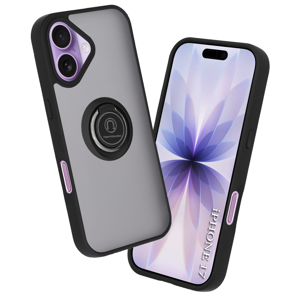 Калъф за iPhone 17 - Techsuit Glinth - Черен