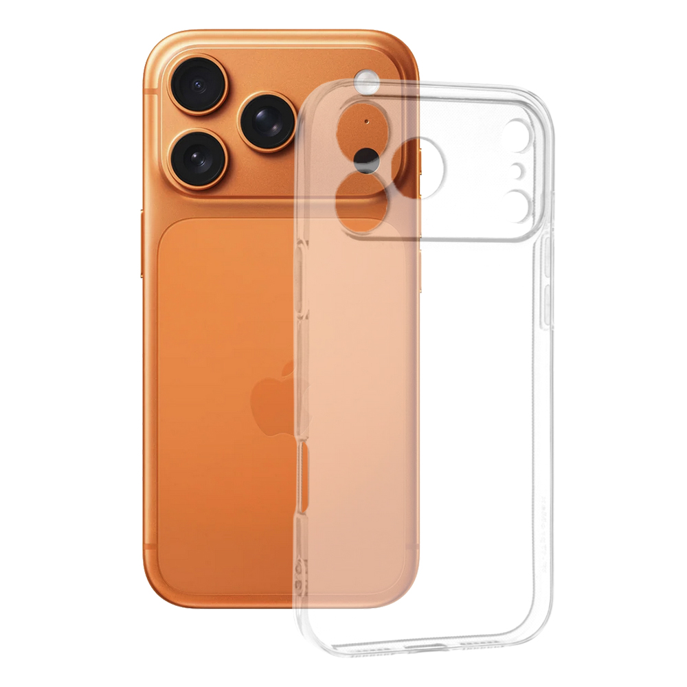 Калъф за iPhone 17 Pro Max - Techsuit Прозрачен Silicone - Прозрачен