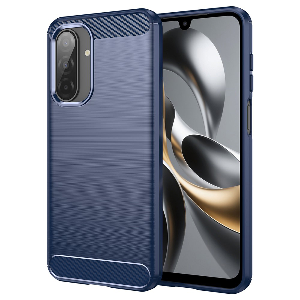 Калъф за Samsung Galaxy A17 5G / A17 4G / M17 / F17 - Techsuit Carbon Silicone - Син