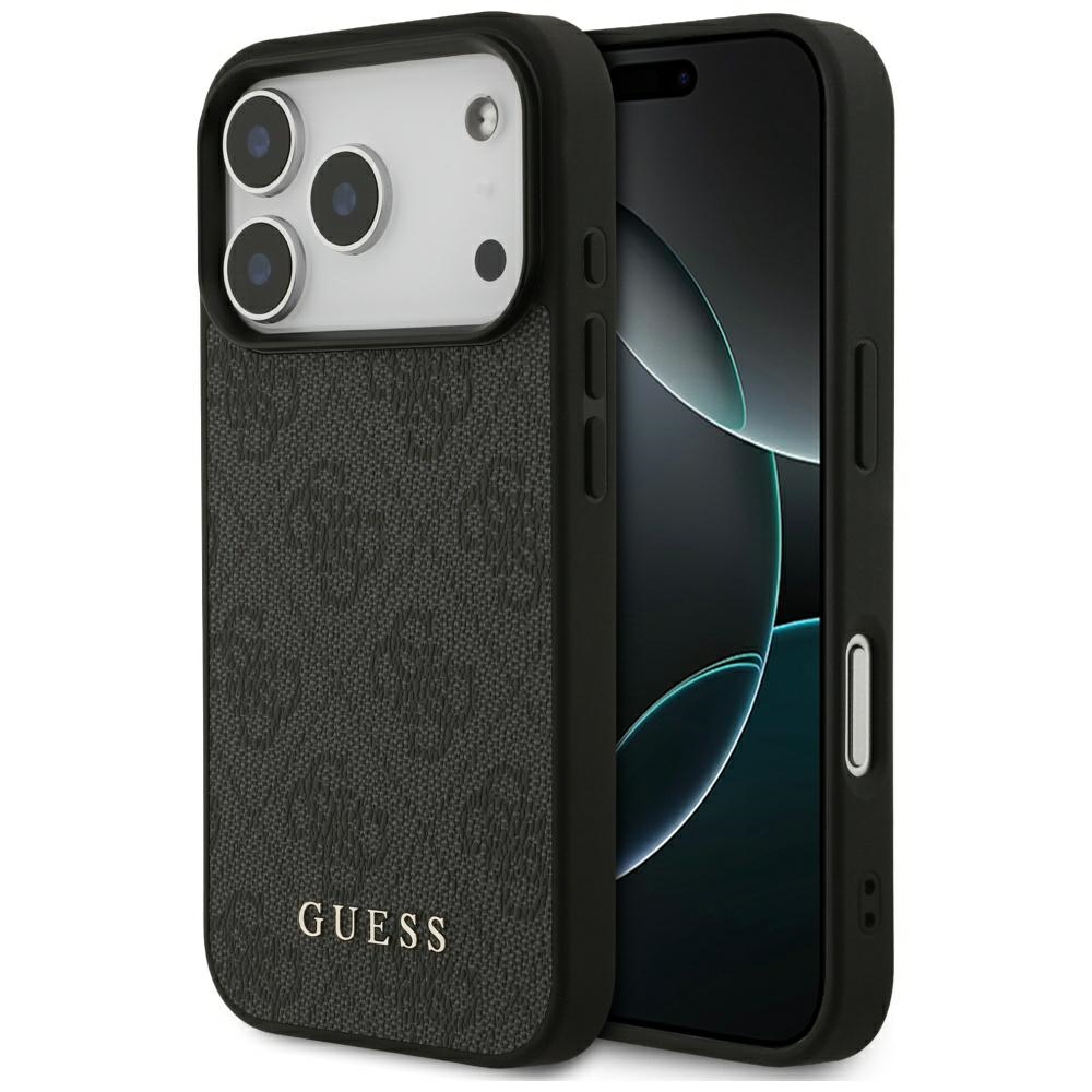 Калъф за iPhone 17 Pro - Guess Hardcase 4G Classic (GUHCP17LG4GFGR) - Черен