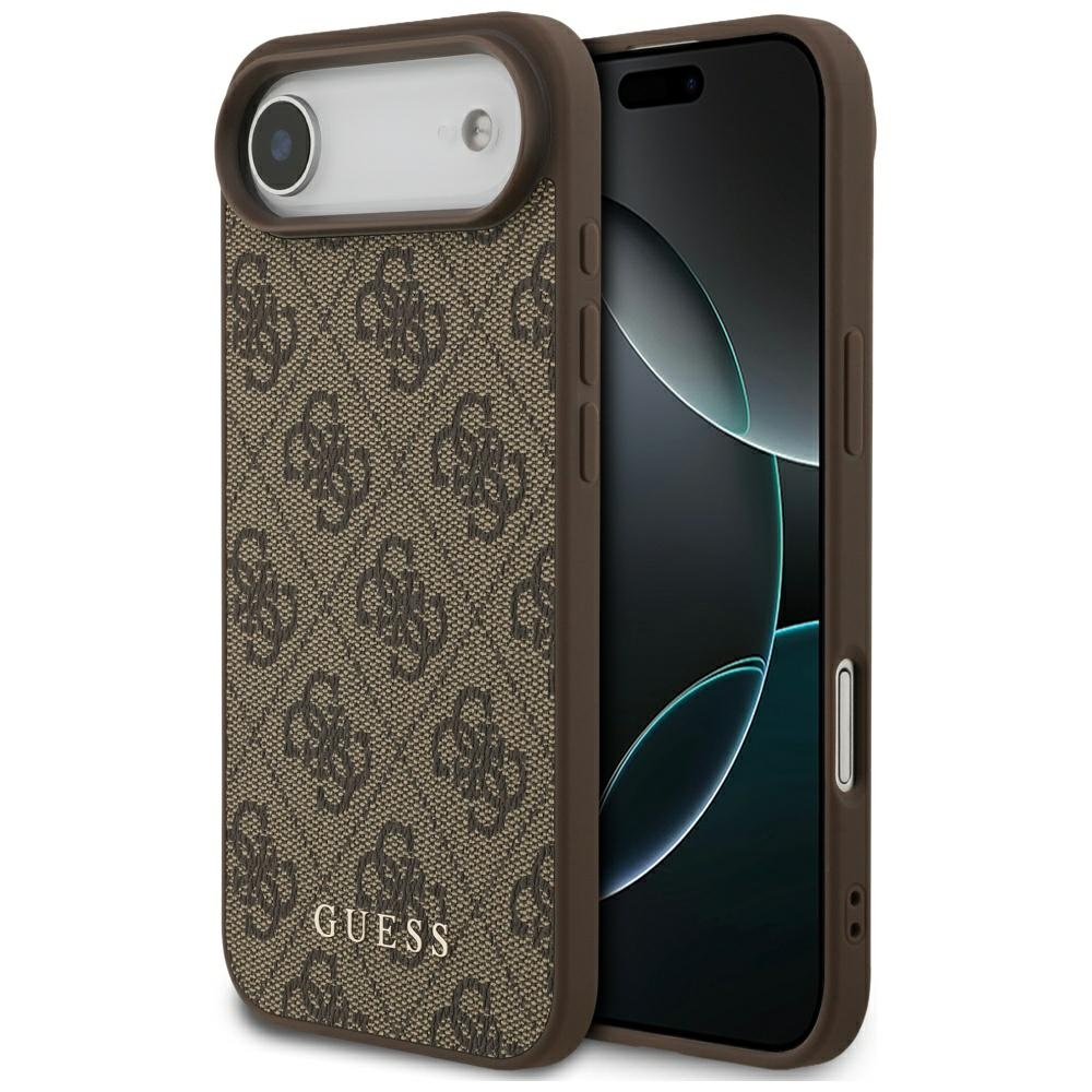 Калъф за iPhone 17 Air - Guess Hardcase 4G Classic (GUHCP17MG4GFBR) - Кафяв