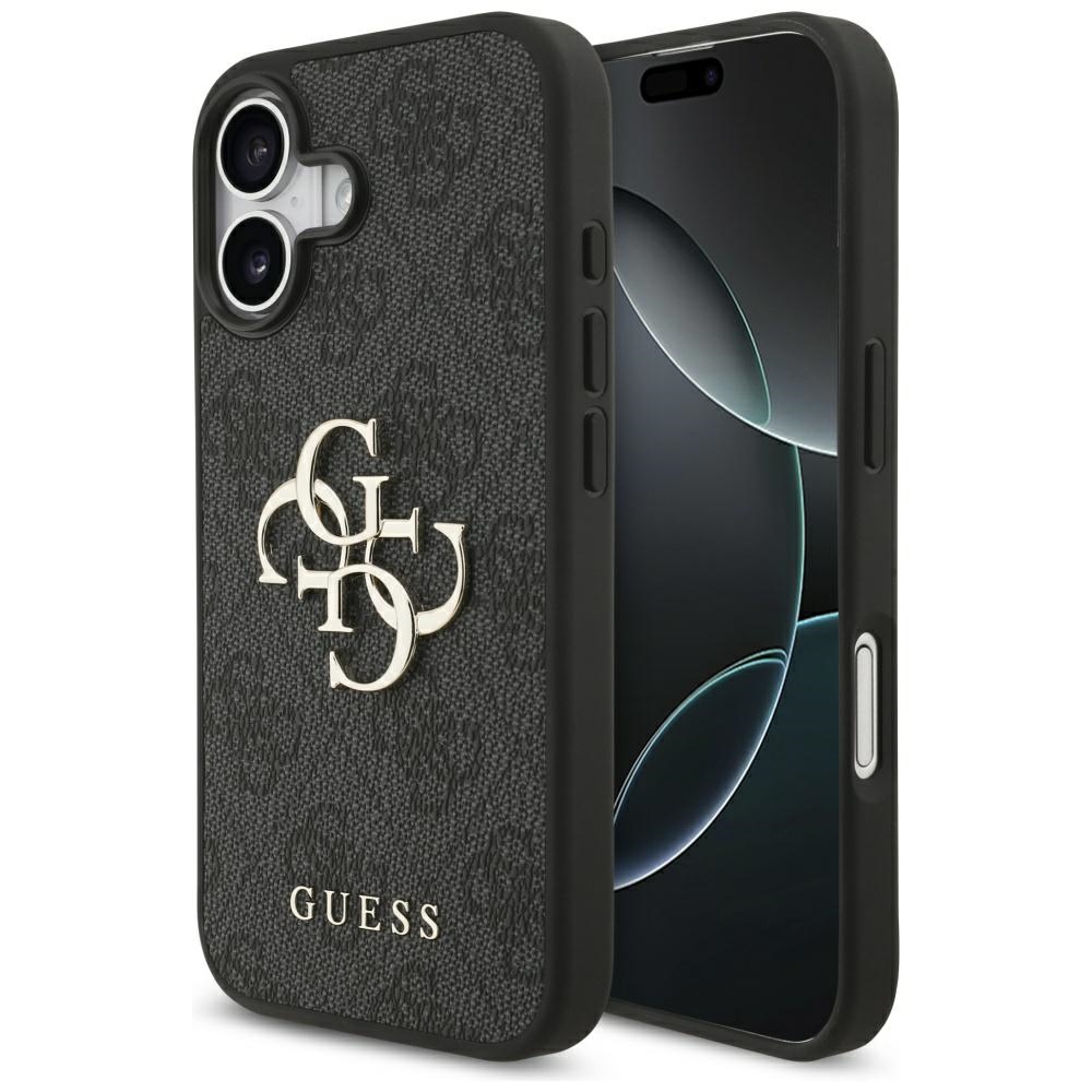 Калъф за iPhone 17 - Guess Hardcase 4G Big Logo (GUHCP17S4GMGGR) - Черен