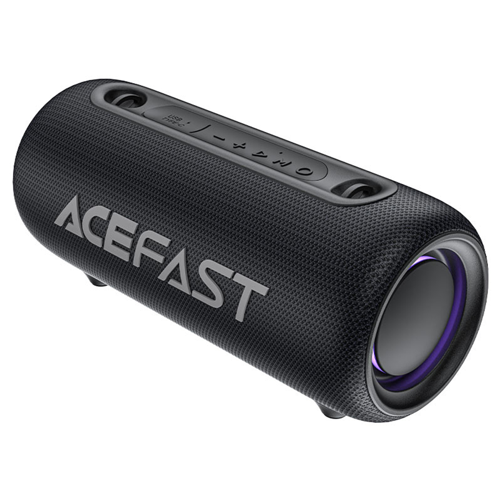 Bluetooth 5.3 високоговорител, преносим, 4400mAh, водоустойчив - Acefast Air (K2) - Черен