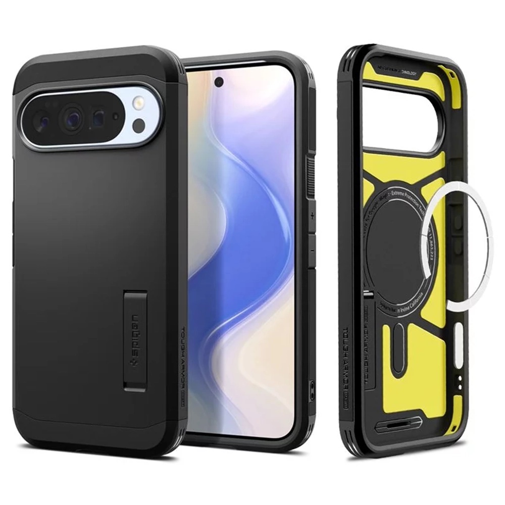 Калъф за Google Pixel 10 Pro XL - Spigen Tough Armor MagSafe (ACS09728) - Черен
