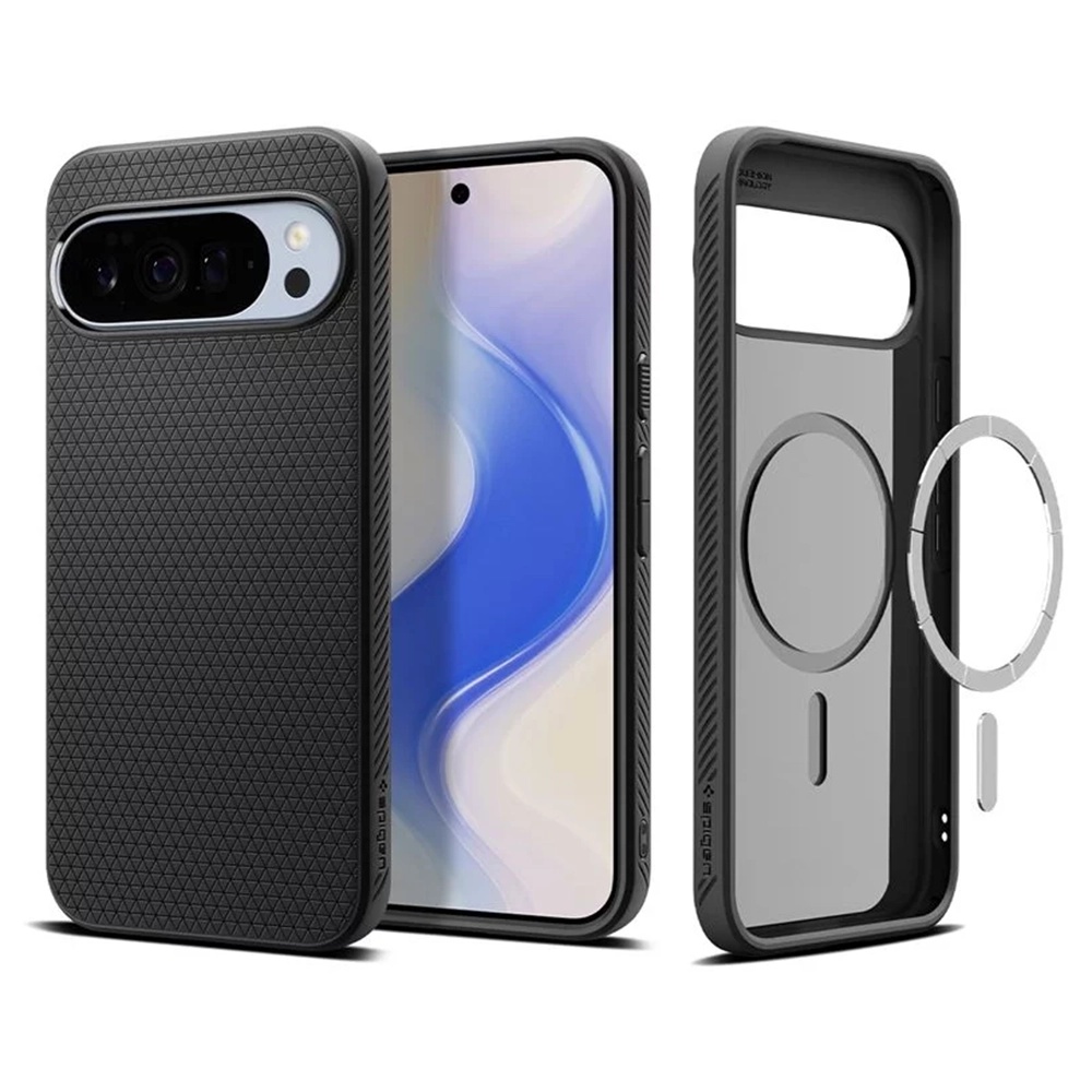 Калъф за Google Pixel 10 Pro XL - Spigen Liquid Air MagSafe (ACS09718) - Черен мат