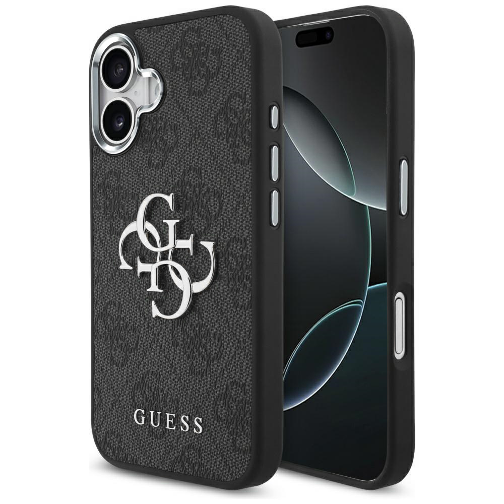Калъф за iPhone 17 - Guess Hardcase Big 4G Classic Logo Classic Logo (GUHCP17SP4G4G4SMCK) - Черен