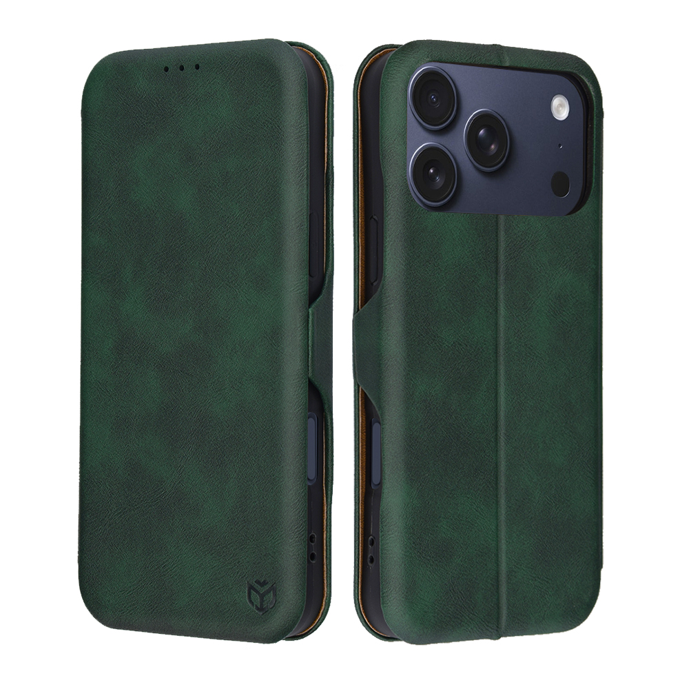Калъф за iPhone 17 Pro - Techsuit Safe Wallet Plus - Зелен