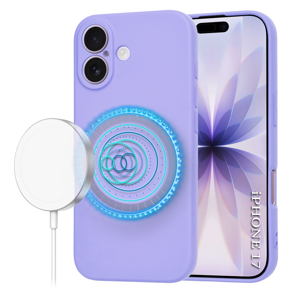 Калъф за iPhone 17 - Techsuit SoftFlex MagSafe - Светло лилав