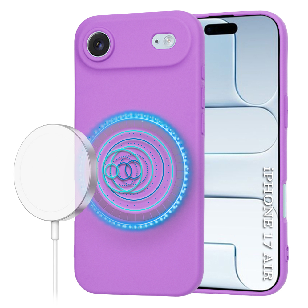 Калъф за iPhone 17 Air - Techsuit SoftFlex MagSafe - Лилав