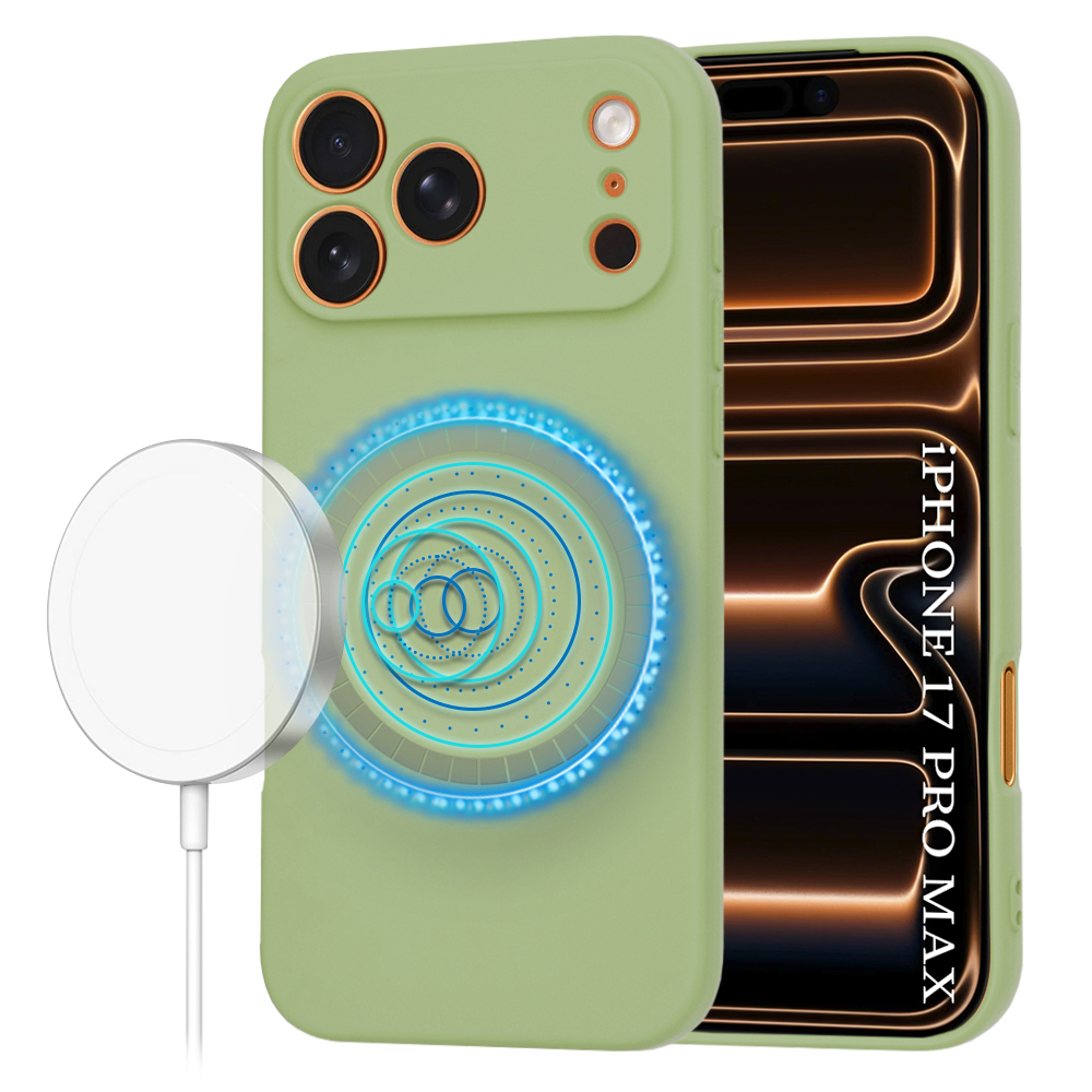 Калъф за iPhone 17 Pro Max - Techsuit SoftFlex MagSafe - Matcha