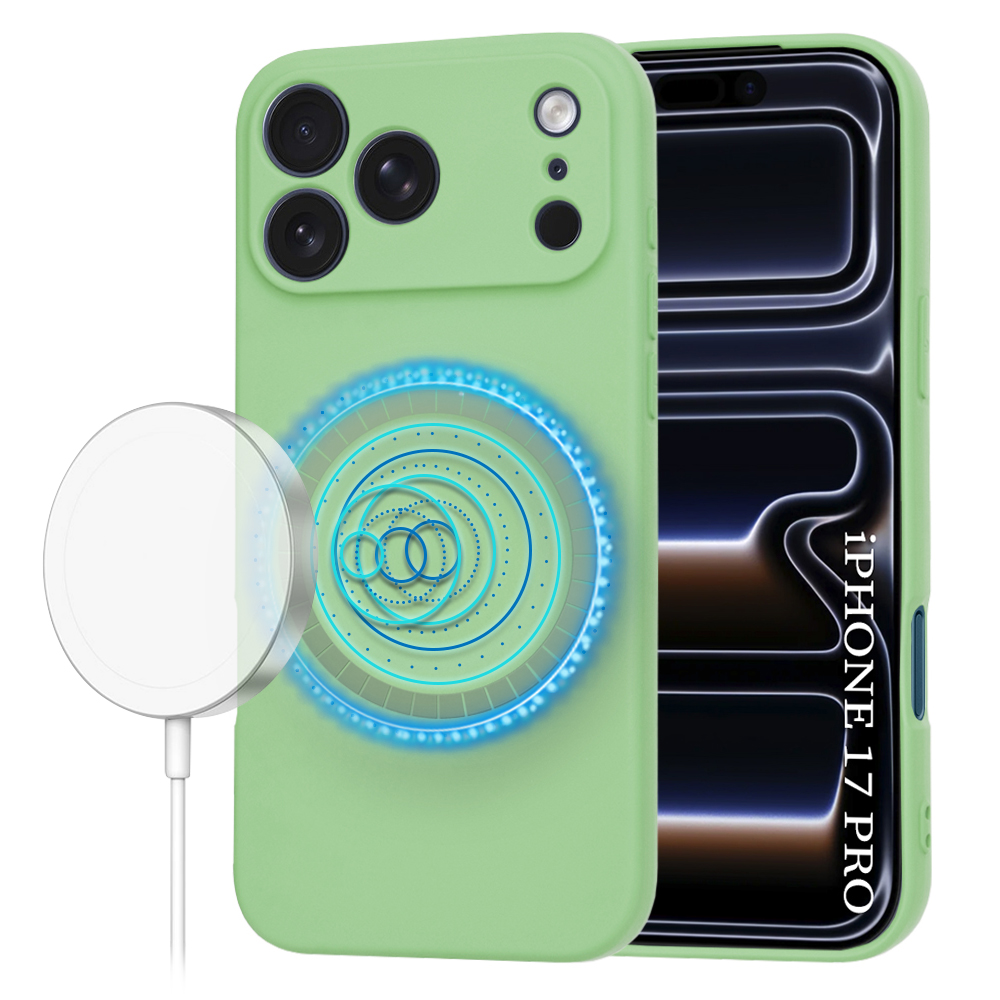 Калъф за iPhone 17 Pro - Techsuit SoftFlex MagSafe - Mint Зелен