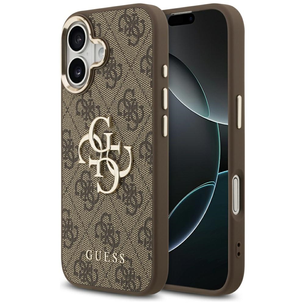 Калъф за iPhone 17 - Guess Hardcase Big 4G Classic Classic Logo (GUHCP17S4GMGMGCBR) - Кафяв